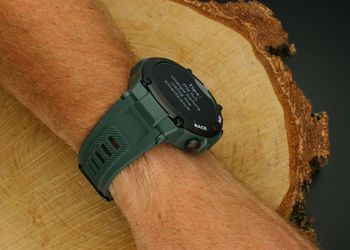 Smartwatch męski Garett GRS zielony dla aktywnych bok.jpg